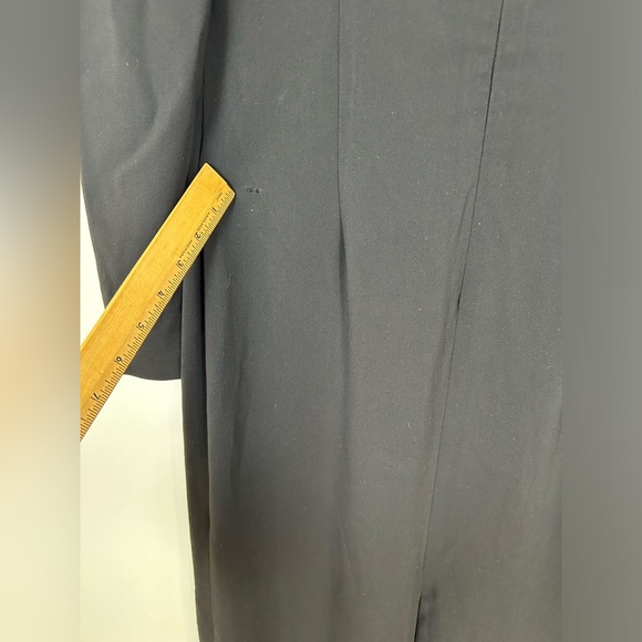 Badgley Mischka Black Long Sleeve Gown - Picture 13 of 15